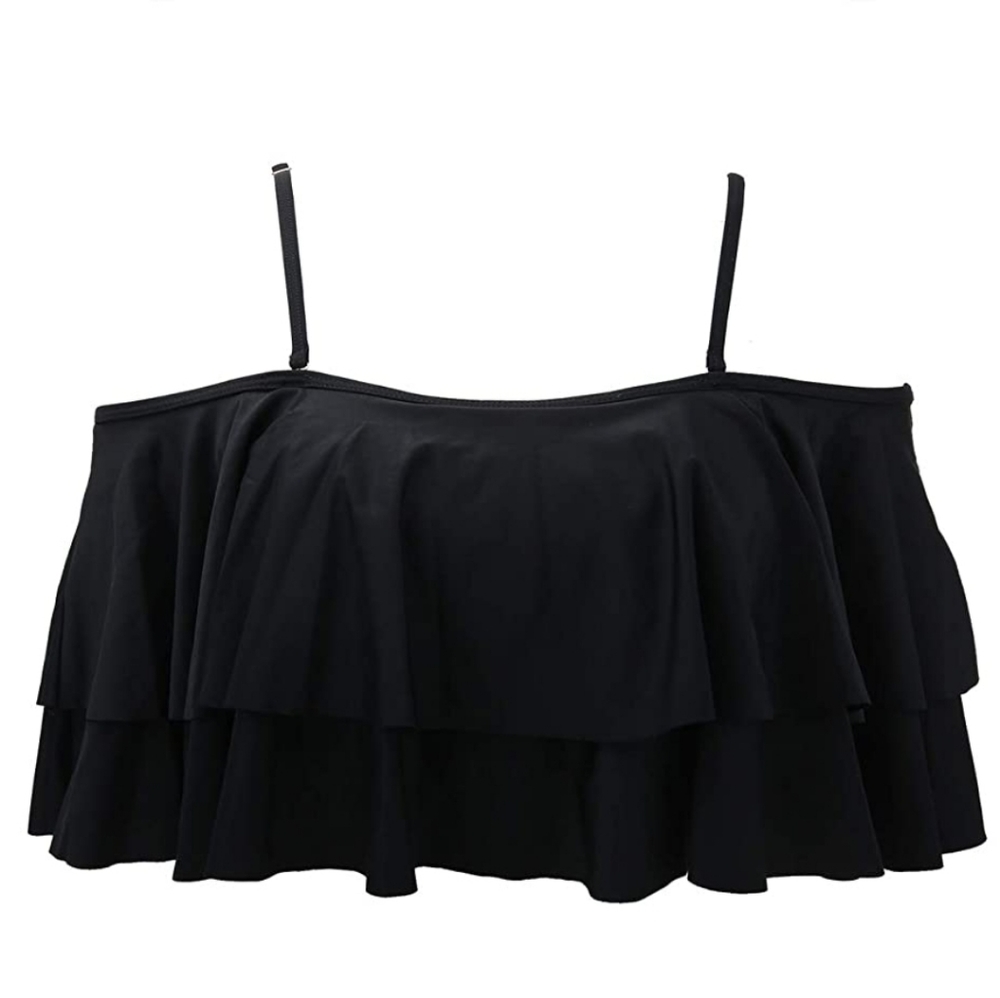 Marinavida 2pc Swimsuit Bikini High Waist Off Shoulder Sz L - Picture 5 of 5
